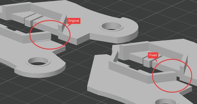Fixed blade holder for Folding Pocket Utility Knife 3D model thumbnail