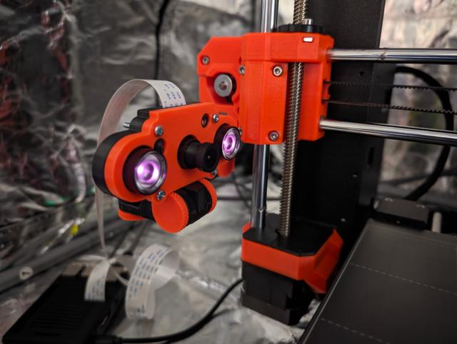 Remix MK4 x-axis Raspberry Camera IR/Night vision with radiators 3D model thumbnail
