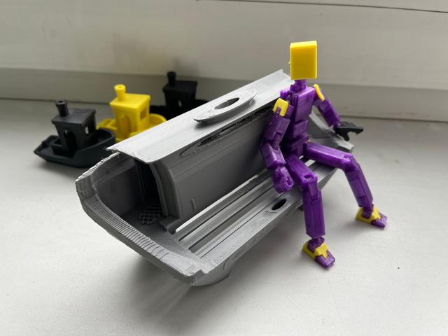 3D Bench 3D model thumbnail