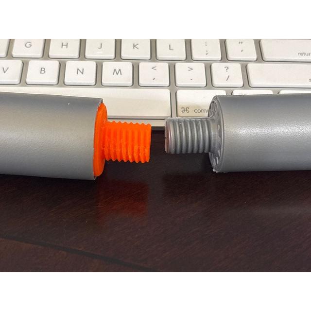 Repair kit for WalMart Furinno Turn-N-Tube male screw end 3D model thumbnail