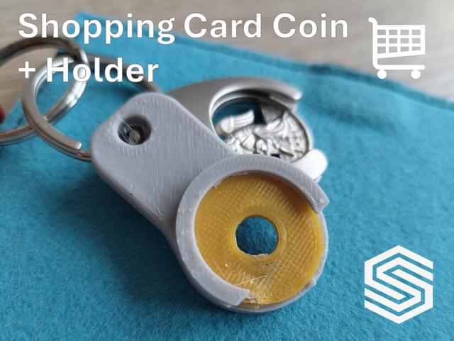 Shopping Card Chip + Holder 3D model thumbnail