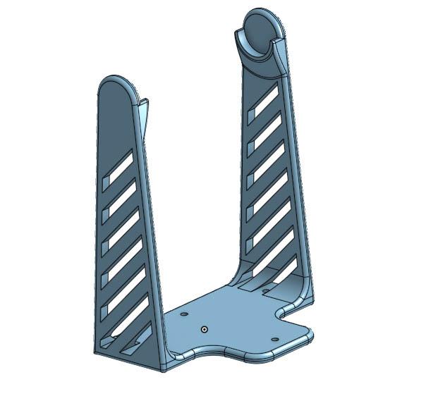 Bambu Lab P1 / X1 / X1C / X1CC Filament Spool Switcher - upgrade the second holder 3D model thumbnail
