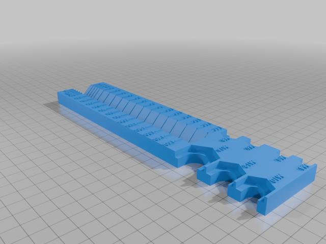 Bolt Checkmate (Ø & Length) 3D model thumbnail