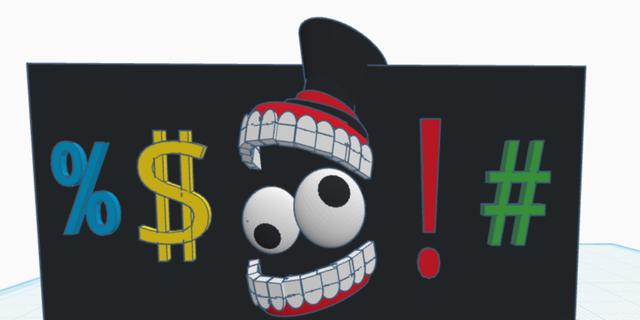 Censor Bar TADC  3D model thumbnail