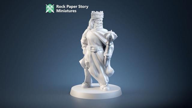 King of a Kingdom (Supportless) 3D model thumbnail