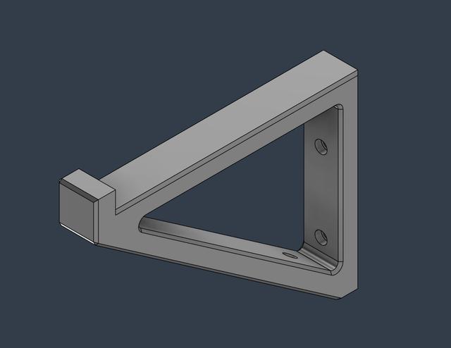 Shelf bracket L- M - R 3D model thumbnail