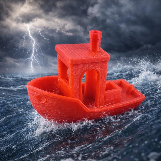 benchy tug boat 3D model thumbnail