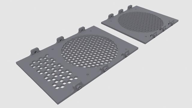 3D printable rack - 6.5 inch rack Topper 3D model thumbnail
