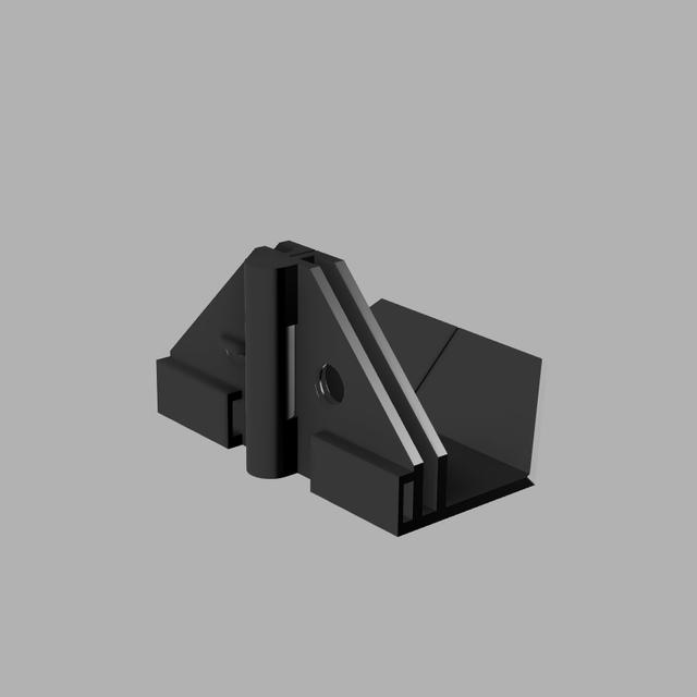 IKEA LACK enclosure folding door 3D model thumbnail
