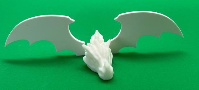 Articulated Bone Dragon Wing 3D model thumbnail