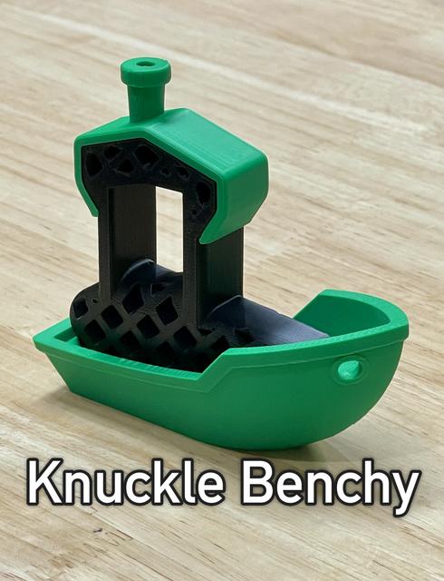 Knuckle Benchy 3D model thumbnail