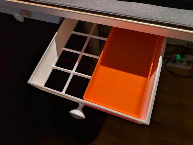 Under Desk Drawer - Gridfinity - Bin 3D model thumbnail