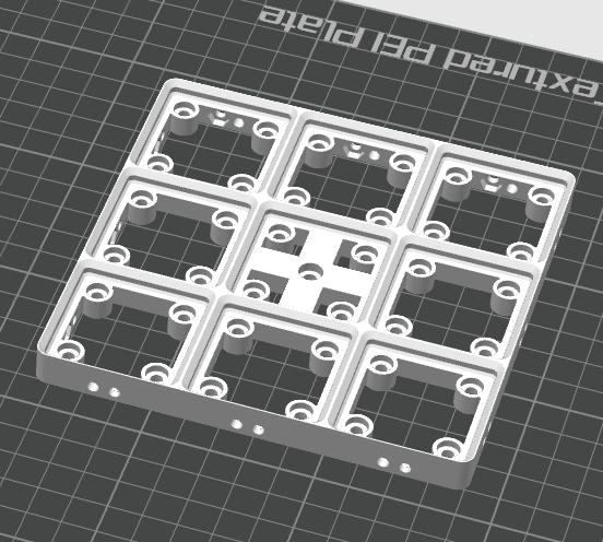Gridfinity Screwable And Mountable Base Plate 3D model thumbnail