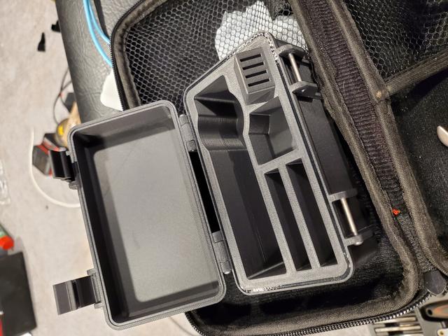 Insta360 x3 case with battery and microsd storage 3D model thumbnail