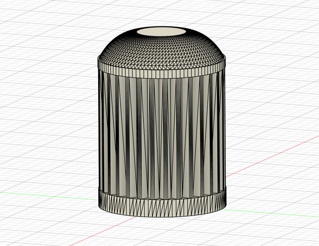 Tire valve cap 3D model thumbnail