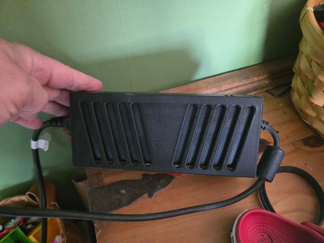 Xbox 360 Power Brick Wall Mount 3D model thumbnail