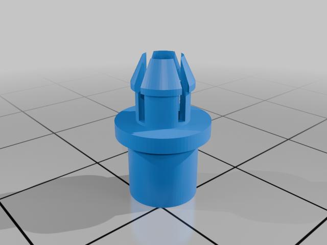 LMTV Door Rod Clip 3D model thumbnail