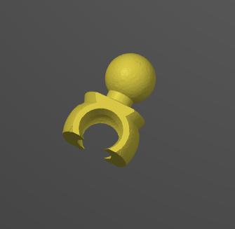 More stable clavicle 3D model thumbnail