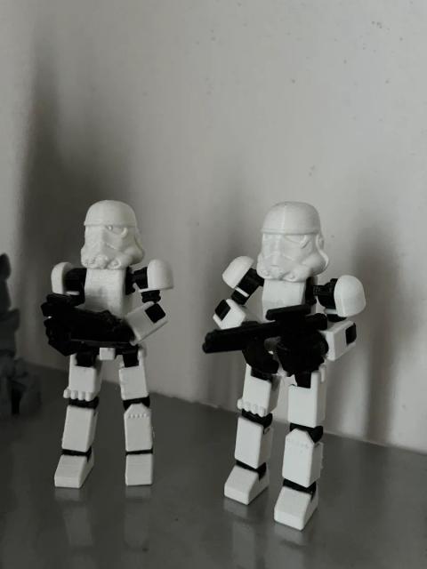 mini 13 stormtrooper on a kit card 3D model thumbnail
