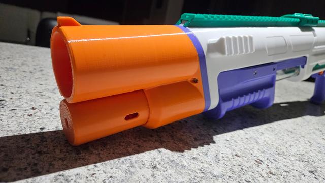 Breacher Extended Muzzle 3D model thumbnail