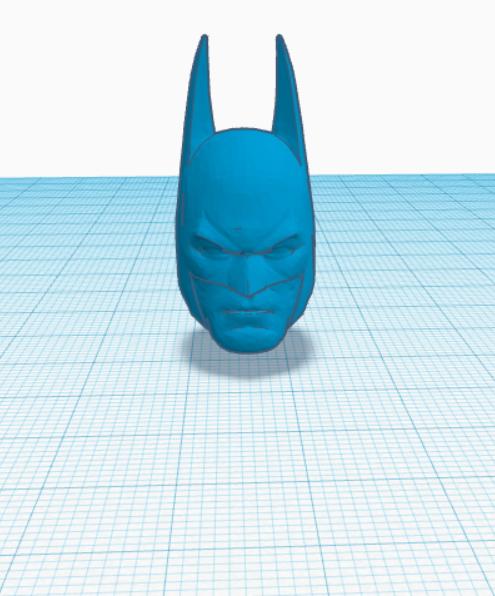 Lucky 13 Batman Head 3D model thumbnail