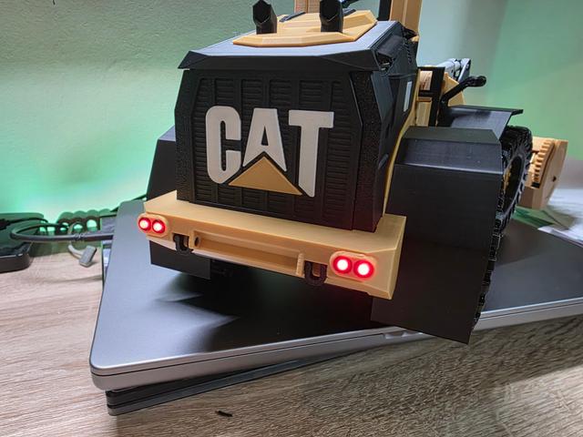 RC Wheel Loader Bumper Lights 3D model thumbnail