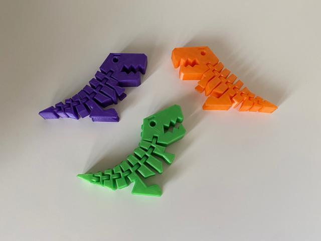 Articulated T-Rex 3D model thumbnail