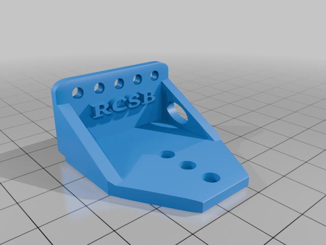 1/14truck spare wheel carrier 3D model thumbnail