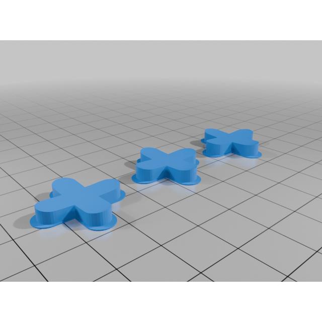 Panic Playdate Replacement Dpad 3D model thumbnail