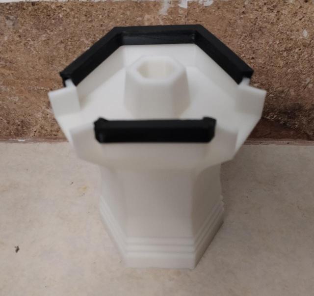 120° Plateau Fountain Cap 3D model thumbnail