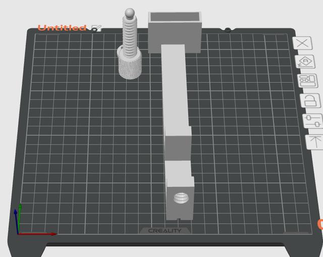 Webcam mount for desk 3D model thumbnail