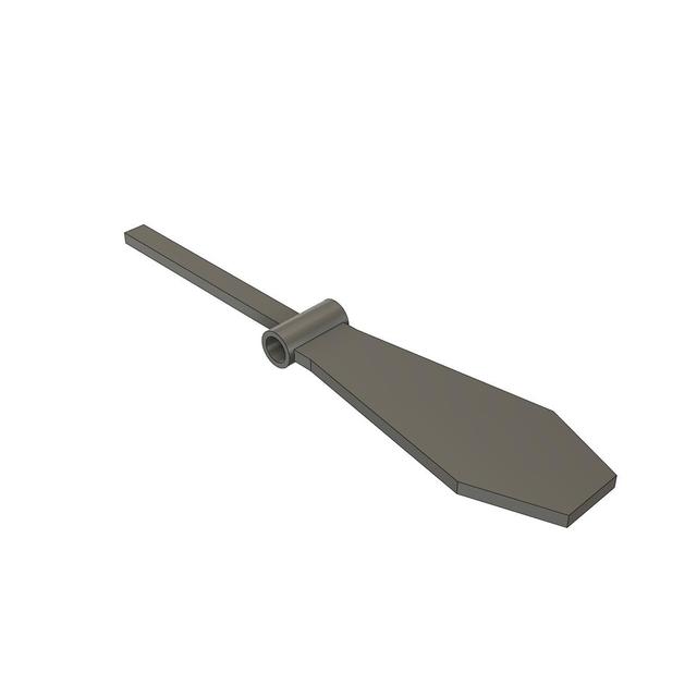 Mini cible ipsc auto reset pour airsoft 3D model thumbnail