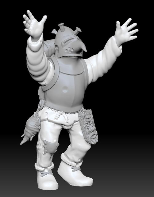 The Turnip Seer and Bits 3D model thumbnail