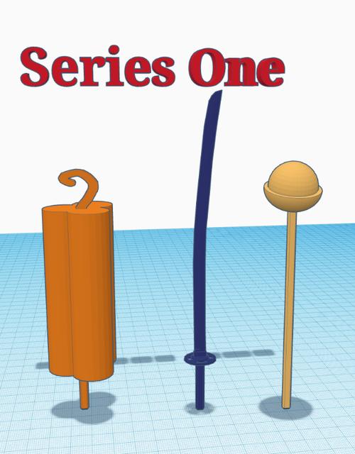 Dummy 13 Accesories: Series 1 3D model thumbnail
