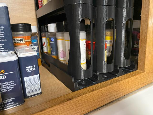 Spacer for Spice Rack Pullout 3D model thumbnail