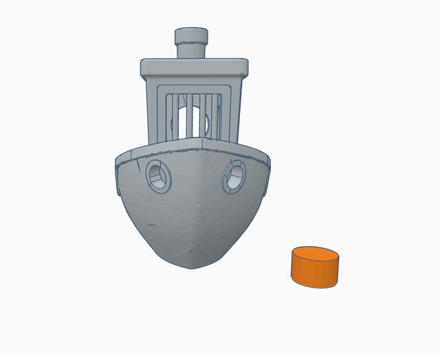 Benchy Kitten/Cat Toy 3D model thumbnail