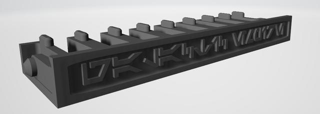 Star Wars Cover & Comb - Prusa Mouth Organ 3D model thumbnail