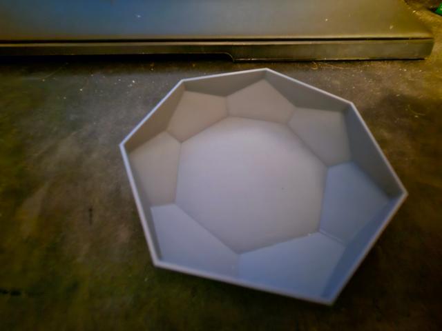 Customizable Low Poly Bowl 3D model thumbnail