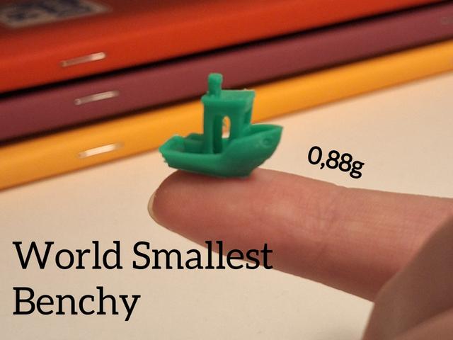 World's Smallest 3D Benchy 3D model thumbnail