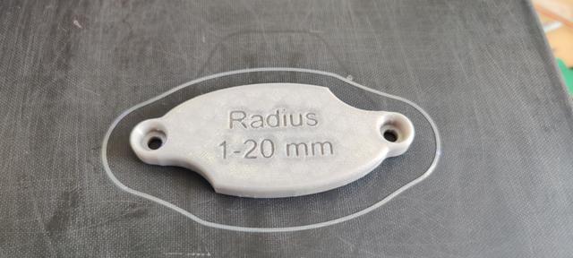 Radius Gauge Top Part for Cap-Screws 3D model thumbnail