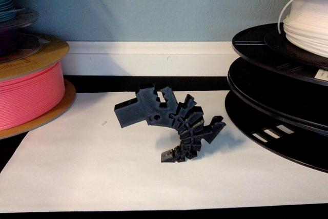 Flexi Rex With Top Hat 3D model thumbnail