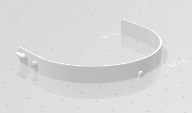 Rotating Prusa Face Shield - US Version 3D model thumbnail