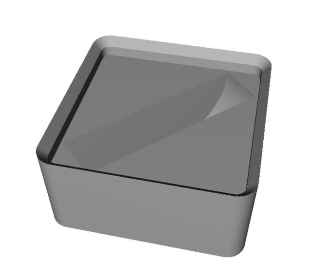 Gridfinity 1x1 EDC Challenge Coin Holder 3D model thumbnail