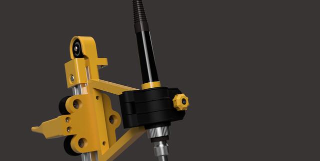 Sequre SQ-A110 Clamp bracket for Adafruit heat insert press. 3D model thumbnail