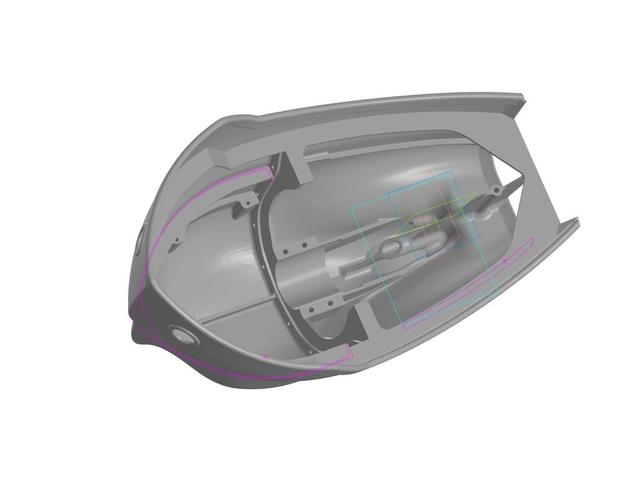 RC Benchy modified hull 3D model thumbnail