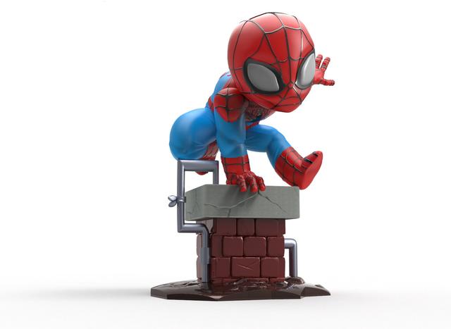 Chibi Spider-Man ressort 3D model thumbnail