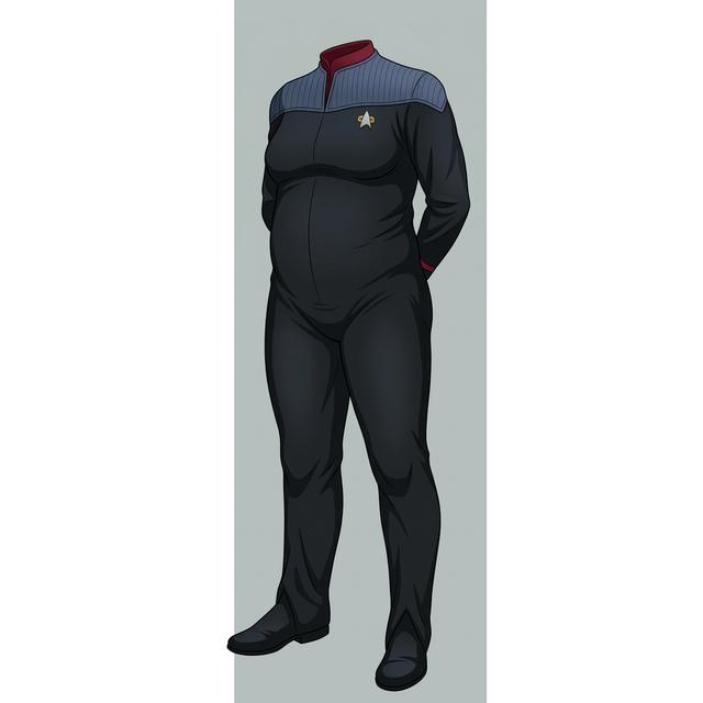 FC/DS9 Chubby Uniform for Playmates Figures 3D model thumbnail