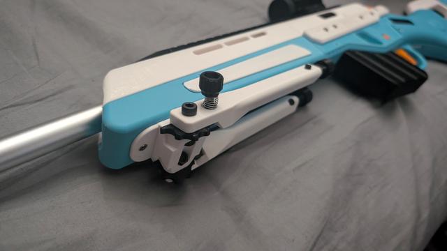 Bipod Mount for Shinkansen Smiley 3D model thumbnail