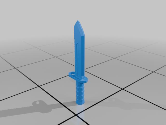 M9 Bayonet 3D model thumbnail