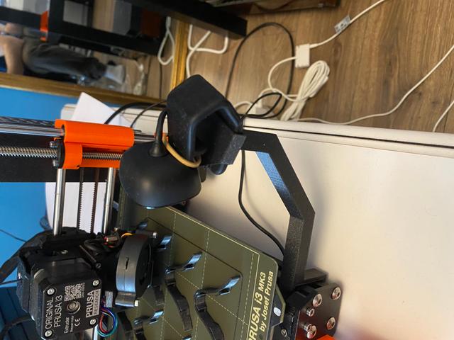Microsoft Camera mount for Prusa i3 MK3/MK3S 3D model thumbnail